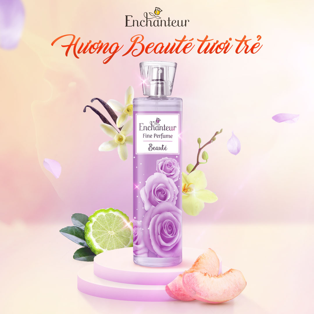 Nước hoa toàn thân cao cấp Enchanteur hương Beauté 100ml