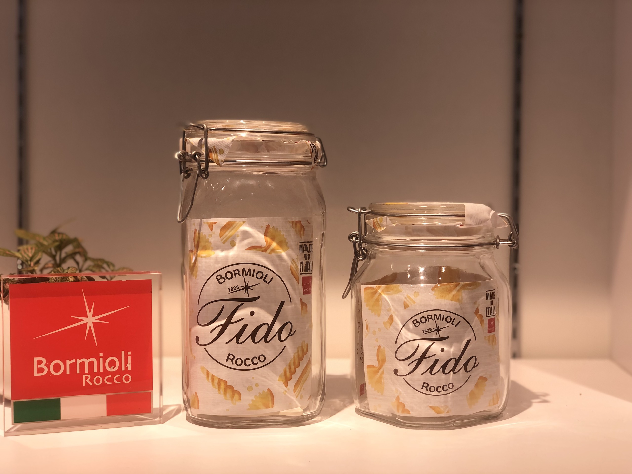 Hũ, lọ thủy tinh nắp gài Bormioli Fido - Hàng chính hãng, sản xuất tại Ý