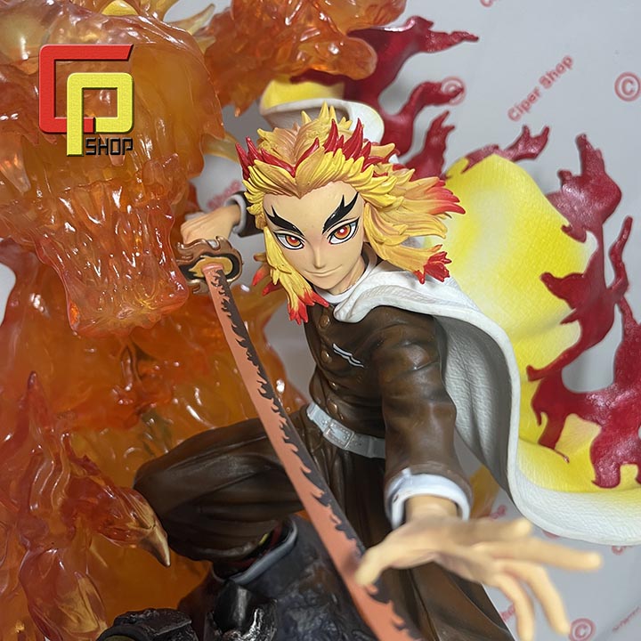 Mô hình Viêm Trụ Rengoku Led - Figure Rengoku thanh gươm hủy diệt