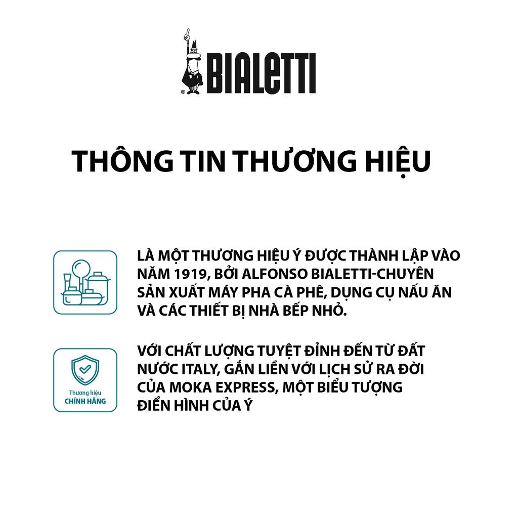 Bình pha cà phê Bialetti Moka 3 cup màu đen sang trọng tiện lợi 0004952