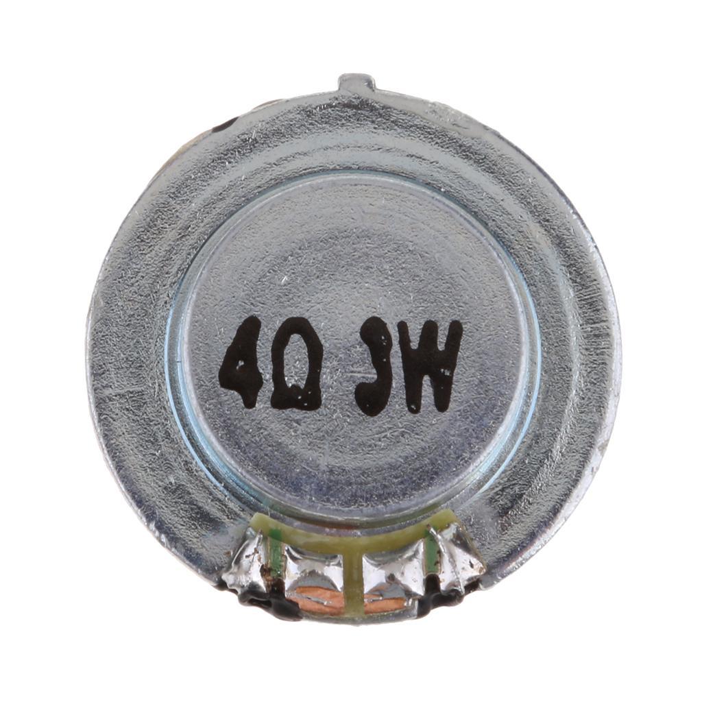 2x 27mm 3W High Fidelity Audio Stereo Speaker Vibration Resonance