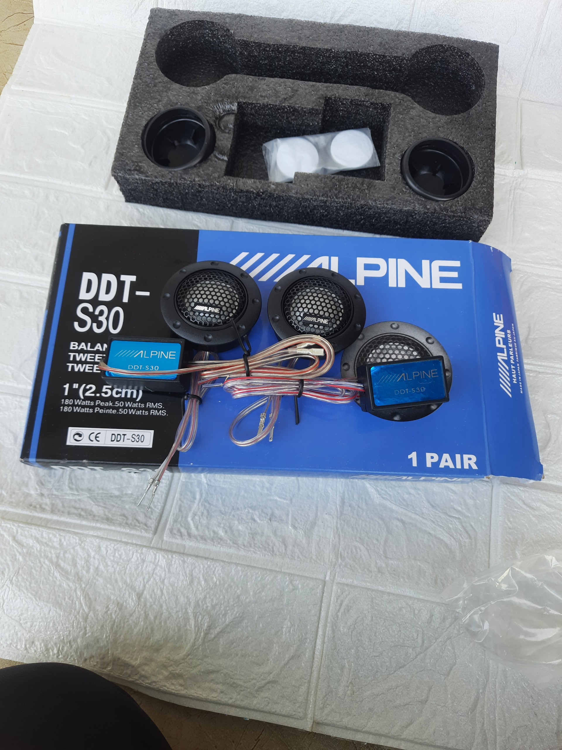 Loa ô tô - Loa Treble ALPINE DDT-S30 cao cấp công suất 180Watts độ âm thanh cho xế yêu cực chất.