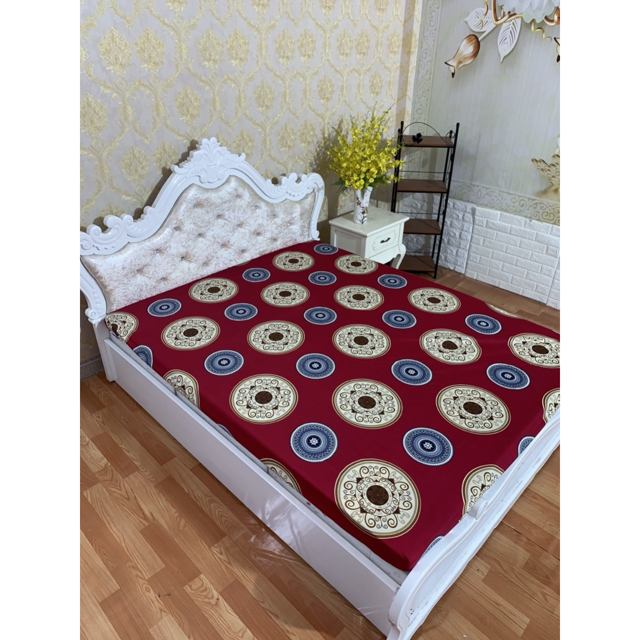 Ga Chống Thấm Cotton TCTC - Họa Văn Tròn