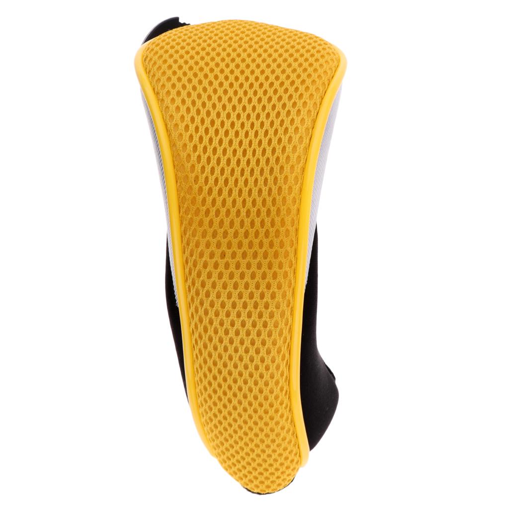 2xGolf Hybrid UT Club Rescue Head Cover Headcover with Number Tag Yellow