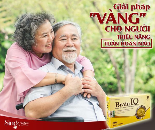 Viên Uống Bổ Não Brain IQ - Tăng Cường Tuần Hoàn Não, Ngủ Ngon, Cải Thiện Trí Nhớ ( Hộp 30 Viên)