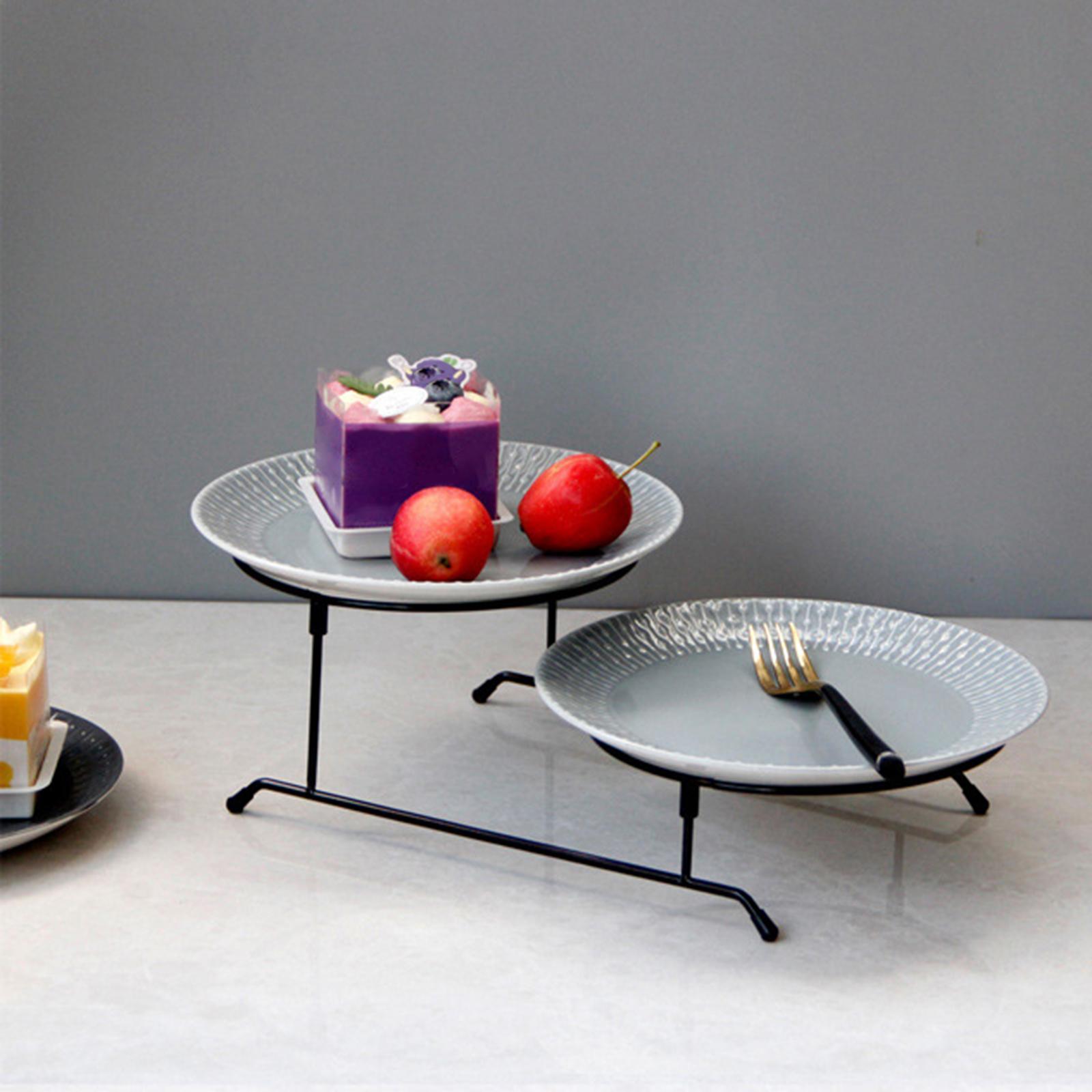 Dessert Cake Stand Jewelry Trinket Tray Cake Serving Tray for Bathroom Kitchen Countertop