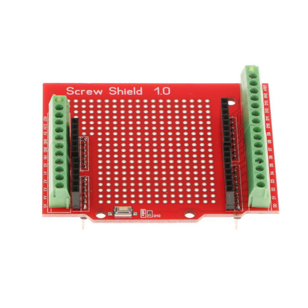 Screw Shields Assembled Prototype Terminal Expansion Board for