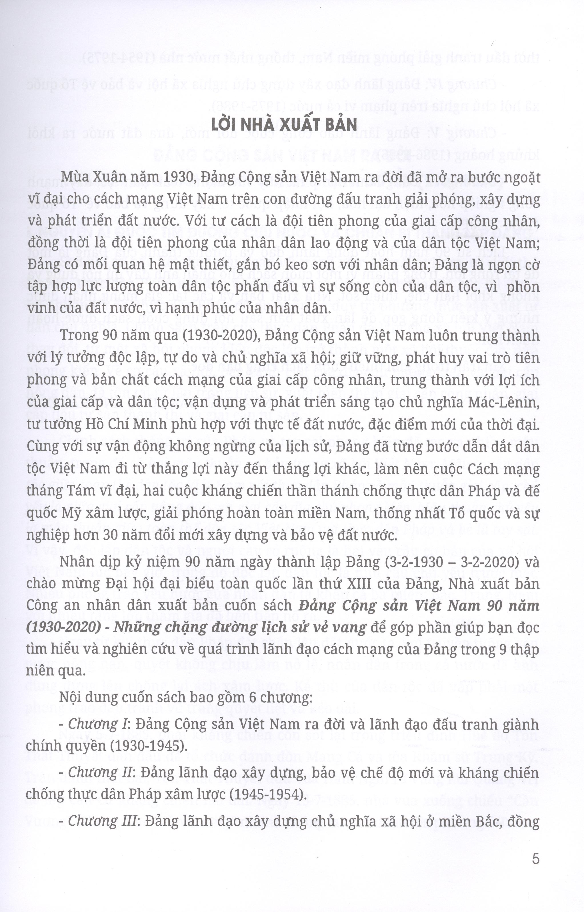 Đảng Cộng Sản Việt Nam 90 Năm (1930-2020) Những Chặng Đường Lịch Sử Vẻ Vang