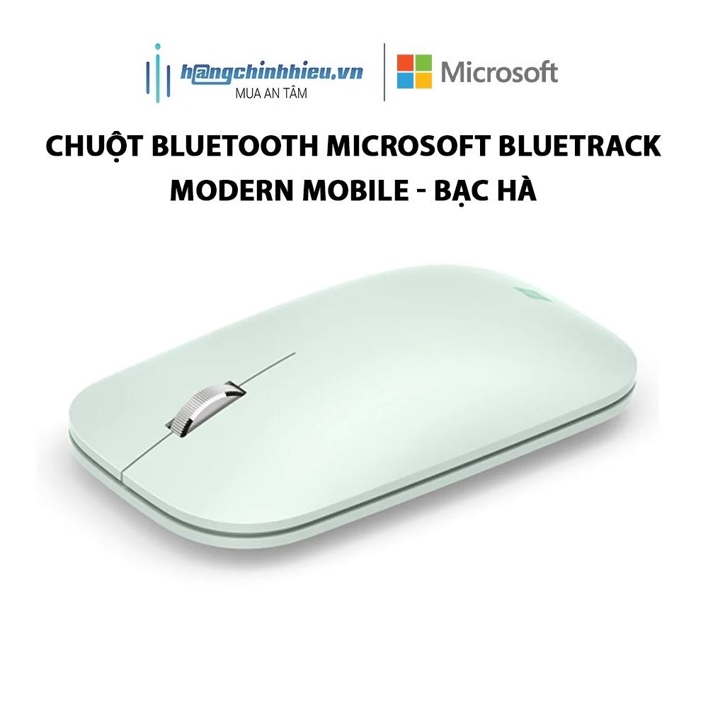 Chuột Bluetooth Microsoft BlueTrack Modern Mobile - Bạc hà Hàng chính hãng