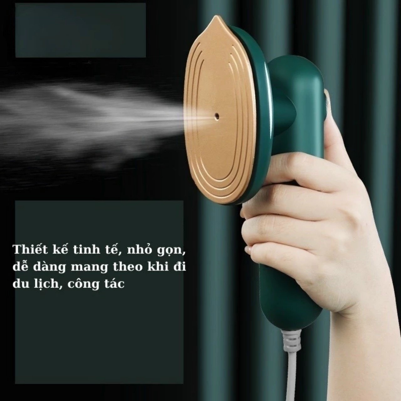 BÀN LÀ HƠI NƯỚC CẦM TAY MINI, BÀN ỦI HƠI CAO CẤP - HÀNG CHÍNH HÃNG