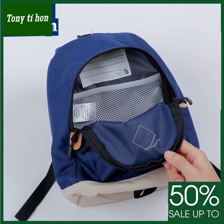 Tony tí hon -  Balo trẻ em THE NF BERKELEY BACKPACK chống thấm phụ liệu xịn - màu cam / vàng / xanh lam / đen / xanh nhạt