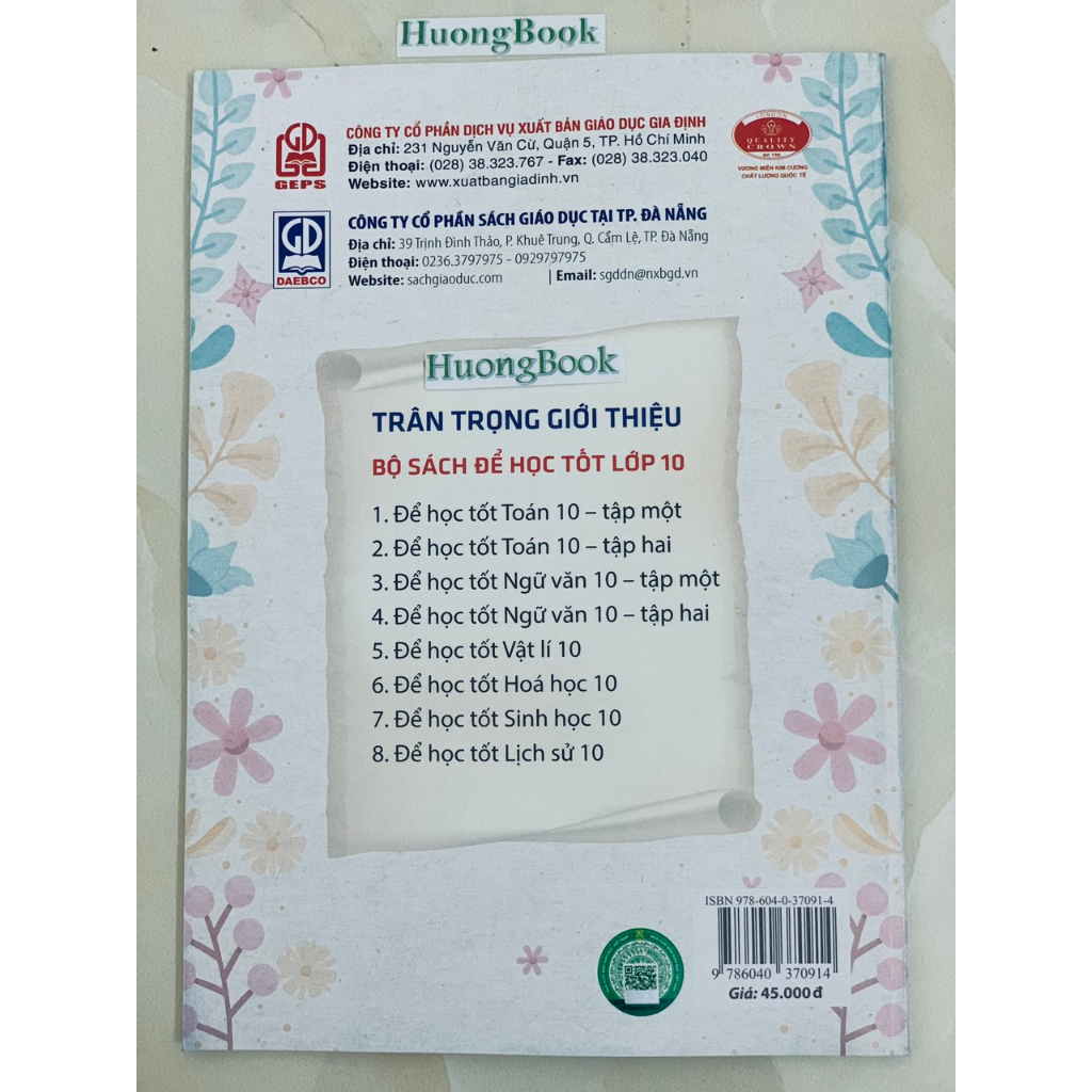 Sách - Để học tốt Vật lí 10 - ĐN