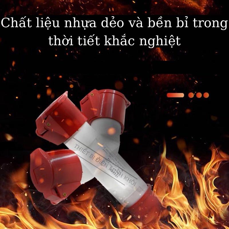 Ổ Cắm Công Nghiệp Chia 3 Chạc 16A Phích cắm công nghiệp 3 trạc