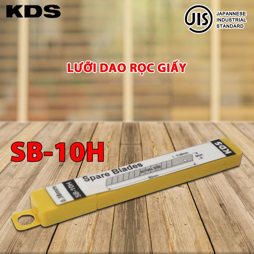 LƯỠI DAO RỌC GIẤY 9mm KDS SB-10H