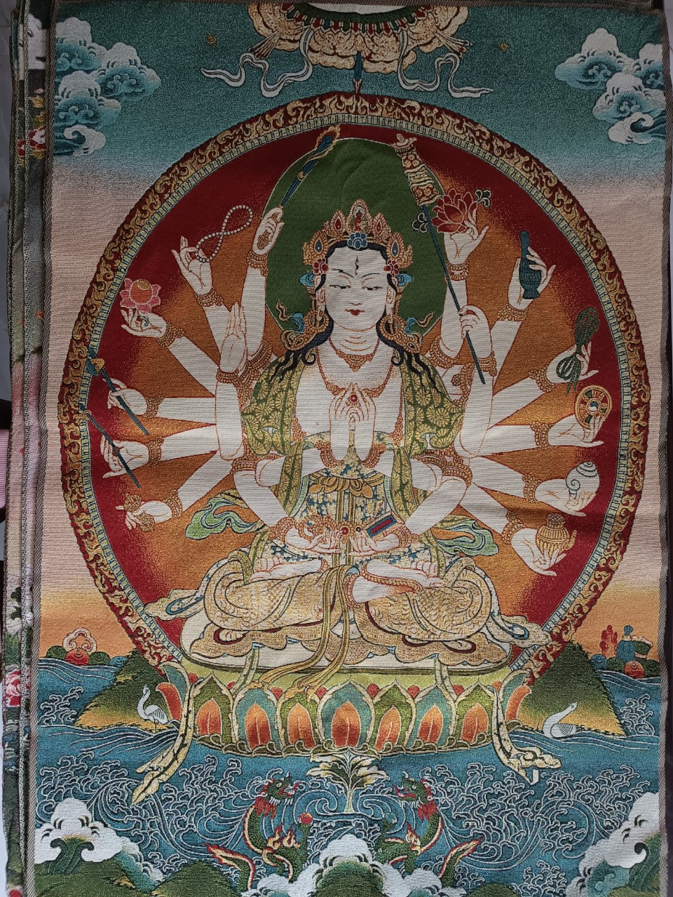 Thangka - Chuẩn Đề Bồ Tát