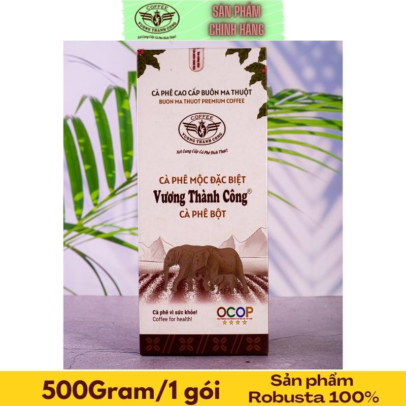 Cà phê mộc đặc biệt ocop 500gram, cà phê quy trình hữu cơ chất lượng, thơm ngon, đắng đậm, hậu ngọt, nổi tiếng buôn ma thuột