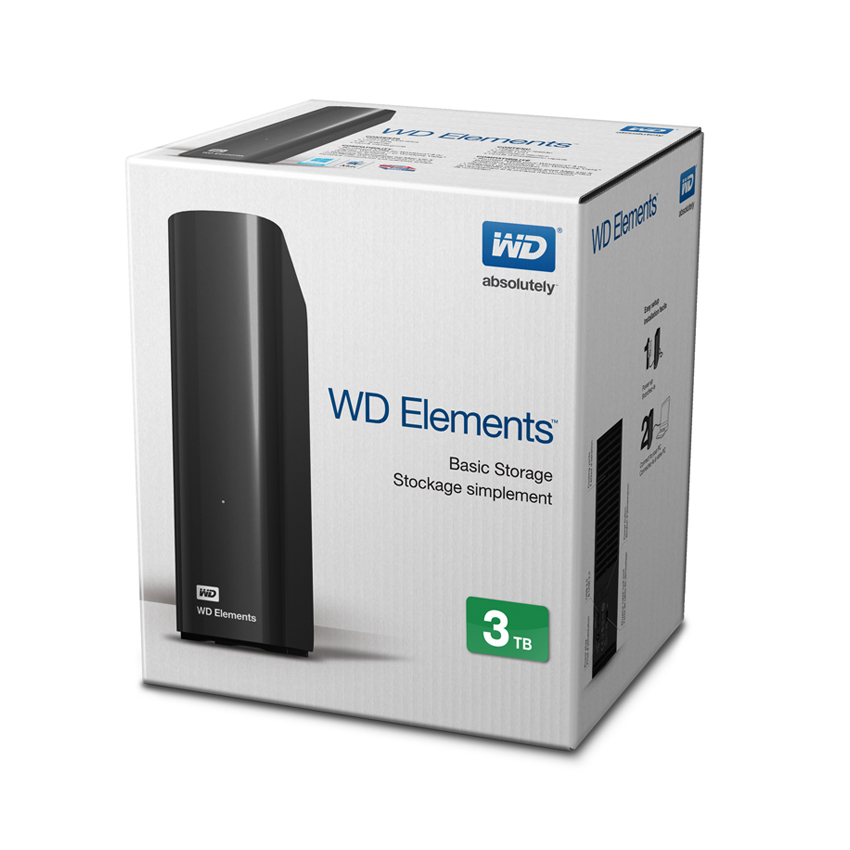 Ổ Cứng Di Động WD WD Elements Portable 3.5 Hàng Chính Hãng