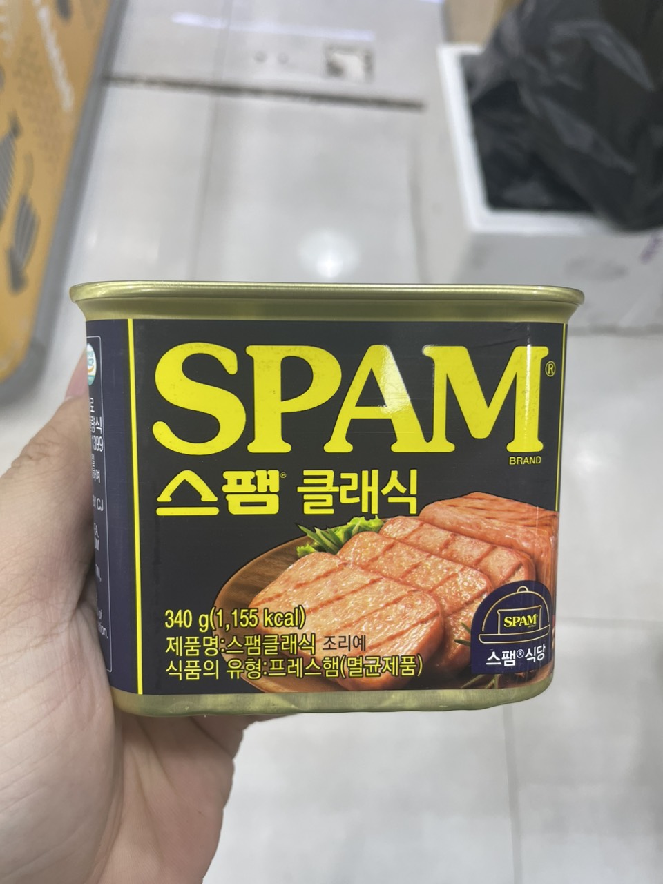 Thịt Giăm Bông Classic Spam Hàn Quốc Hộp 340G / 스팸 클래식 340G