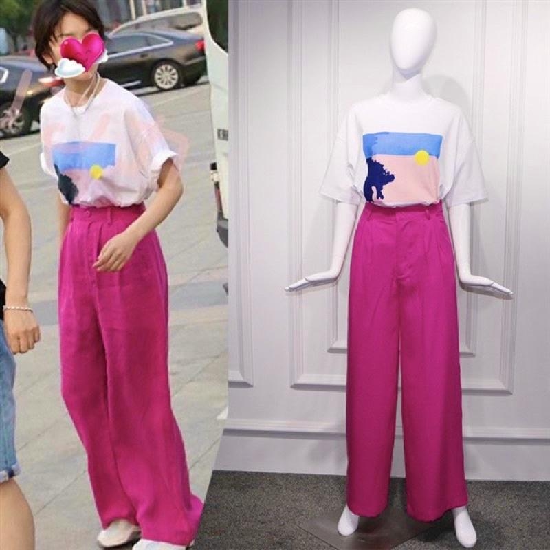 Quần culot 9 tấc lưng thun