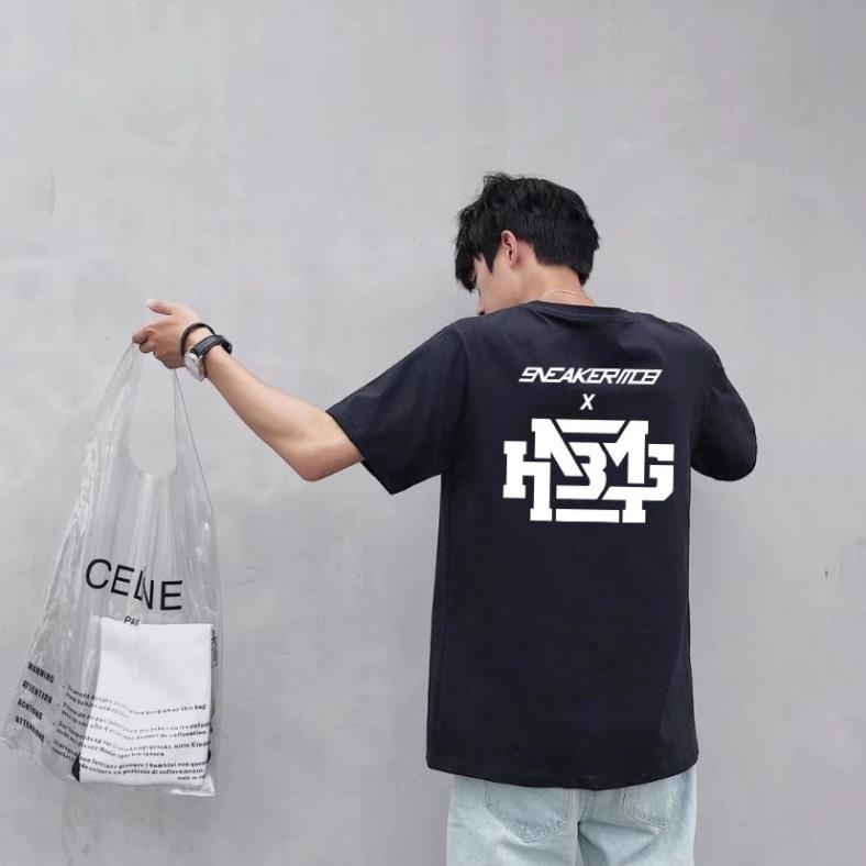 HXẢ HÀNG Áo Thun Unisex #HNBMG Đen Siêu Đẹp Chất Đẹp