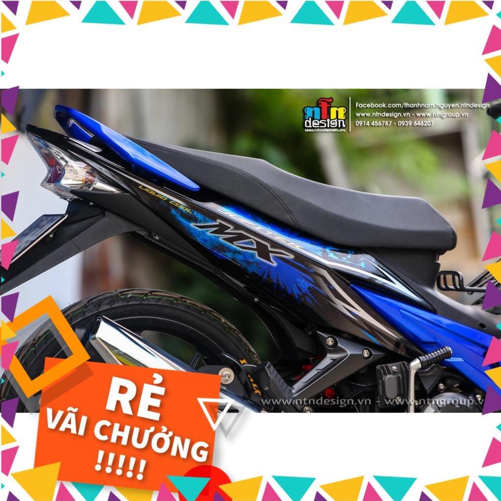 Tem Rời Exciter 2009 Mẫu Xanh Đen Chữ Jupiter MX