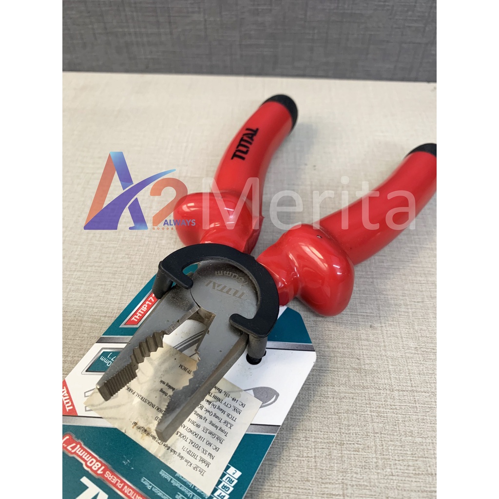 Kìm (kiềm) răng cách điện 7&quot; (180mm) Total THTIP171