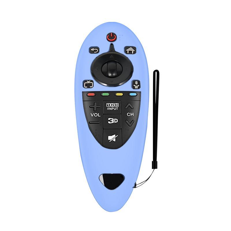 Che cho LG AN-MR500 AN-MR500G Bảo vệ Silicone 3D TV thông minh điều khiển điều khiển điều khiển từ xa với dây buộc linh hoạt MR500