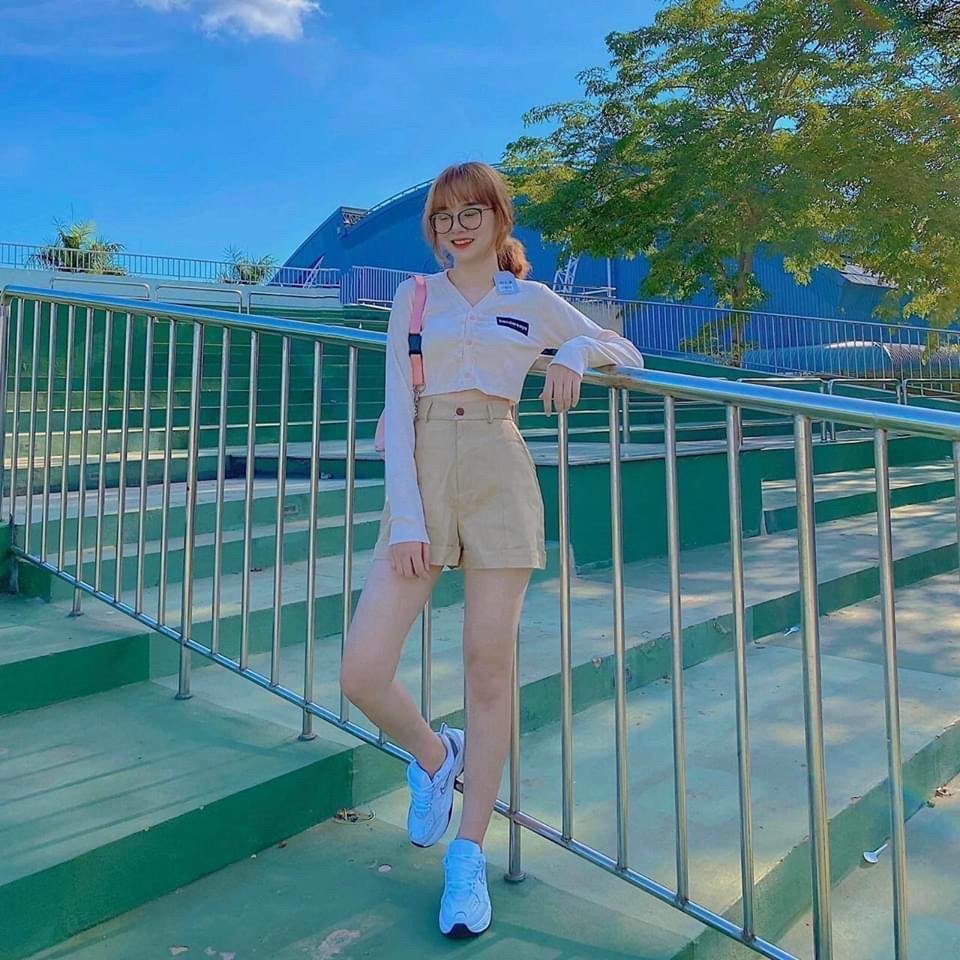 Áo croptop tay dài Joy Babe thun xịn hack dáng co giãn 4 chiều,nút gài tháo rời,áo croptop kiểu nữ crop top CROD 25-2B