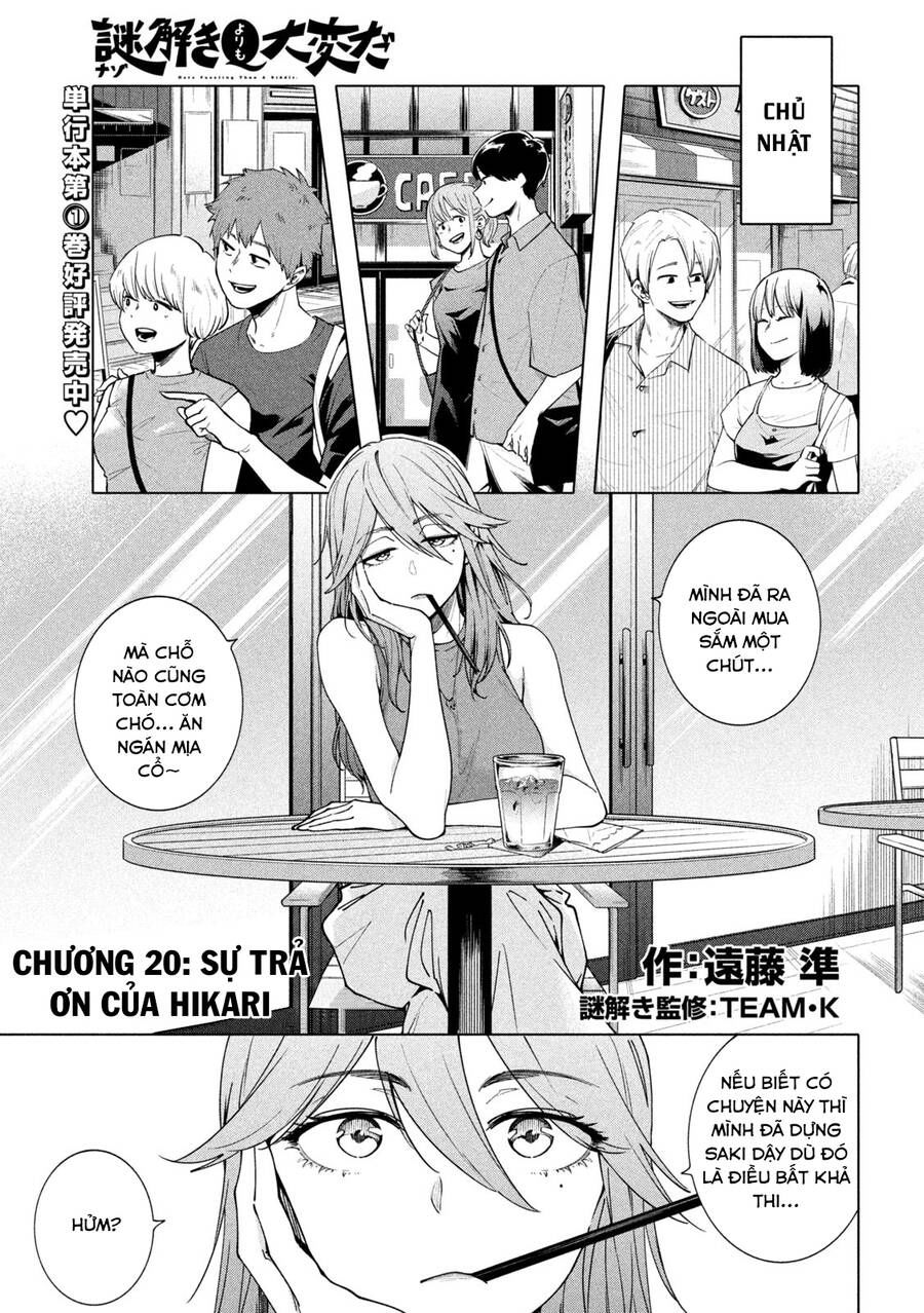 điều còn khó hơn cả việc giải đố chapter 20 1
