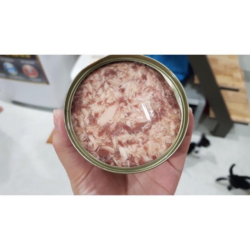 Pate lon One Pet dành cho mèo vị rau và cá ngừ 165g