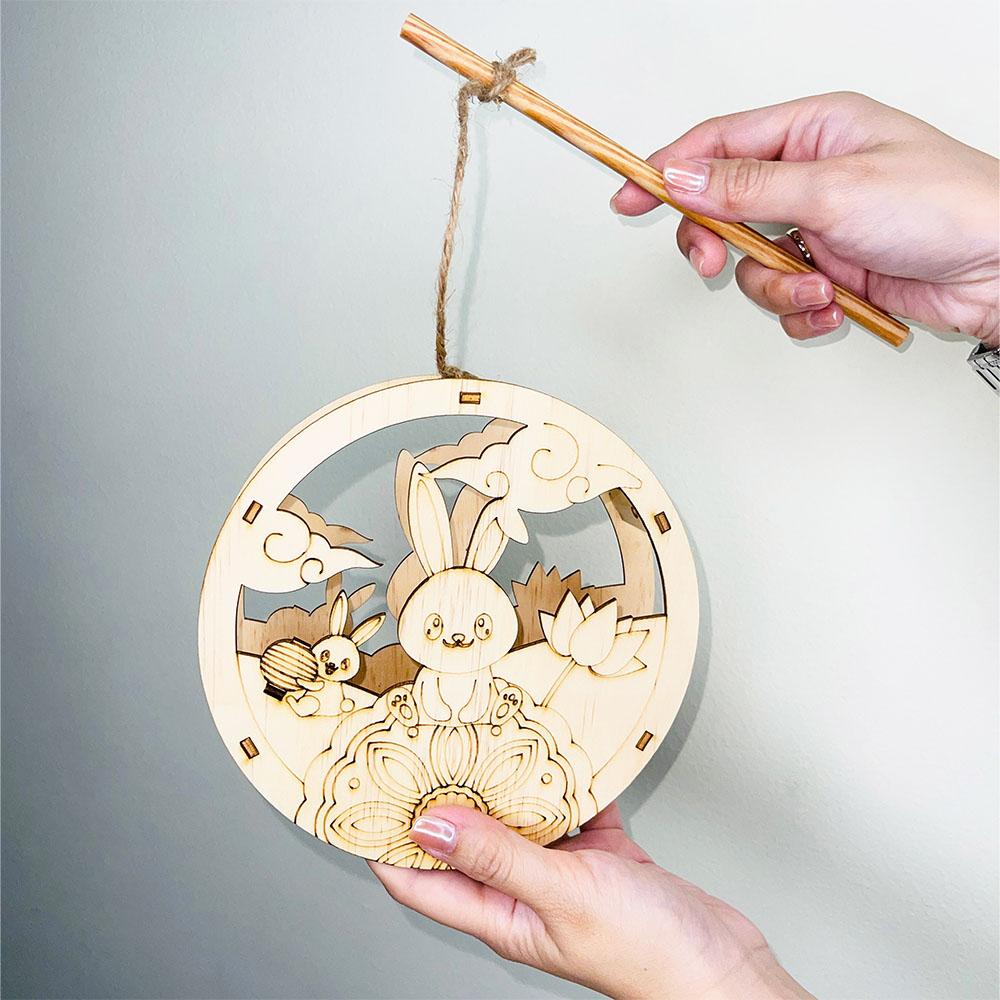 Lồng Đèn Sáng Tạo - Thỏ Ngọc Liên Hoa - Giftbrand GB02