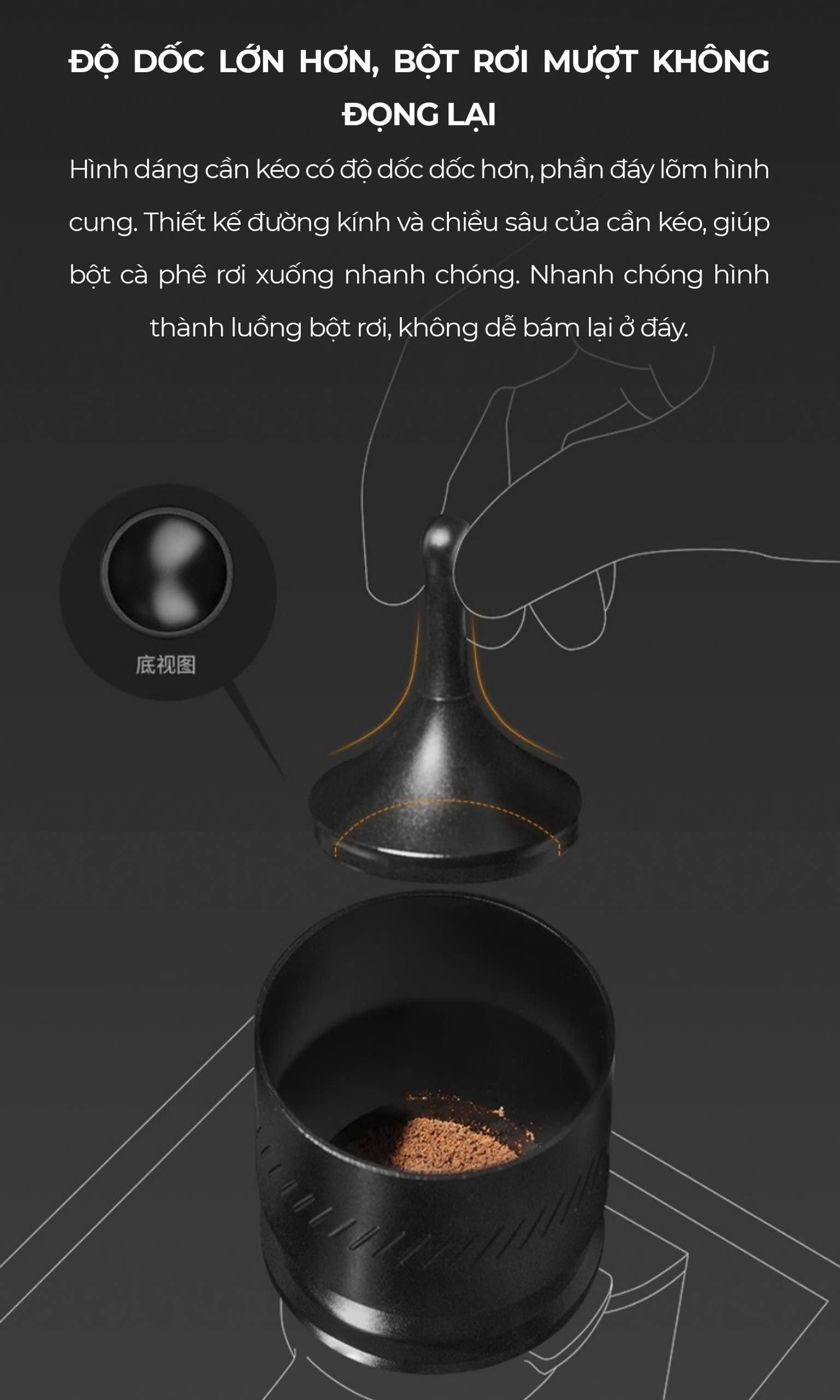 Feepie dosing hứng đong cà phê THOR