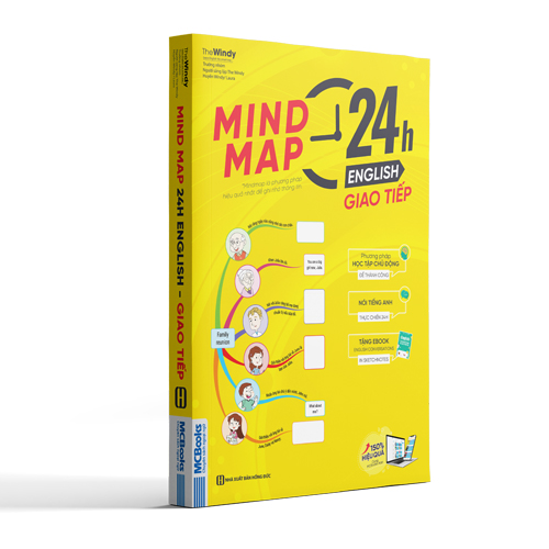 Mind Map 24h English - Học Tiếng Anh Giao Tiếp Thực Chiến Cực Kỳ Hiệu Quả Thông Qua Sơ Đồ Tư Duy (Phiên Bản Giới Hạn)