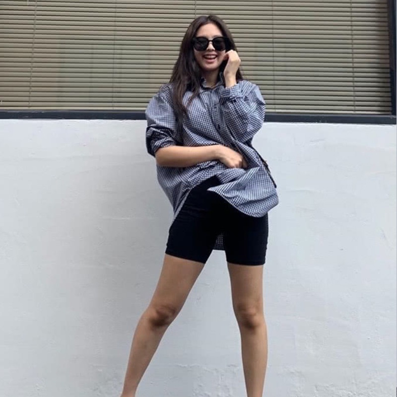 Quần Legging Đùi Nữ  dáng ôm Co Giãn 4 chiều vải dày dặn, boxer ngắn phong cách thể thao cá tính