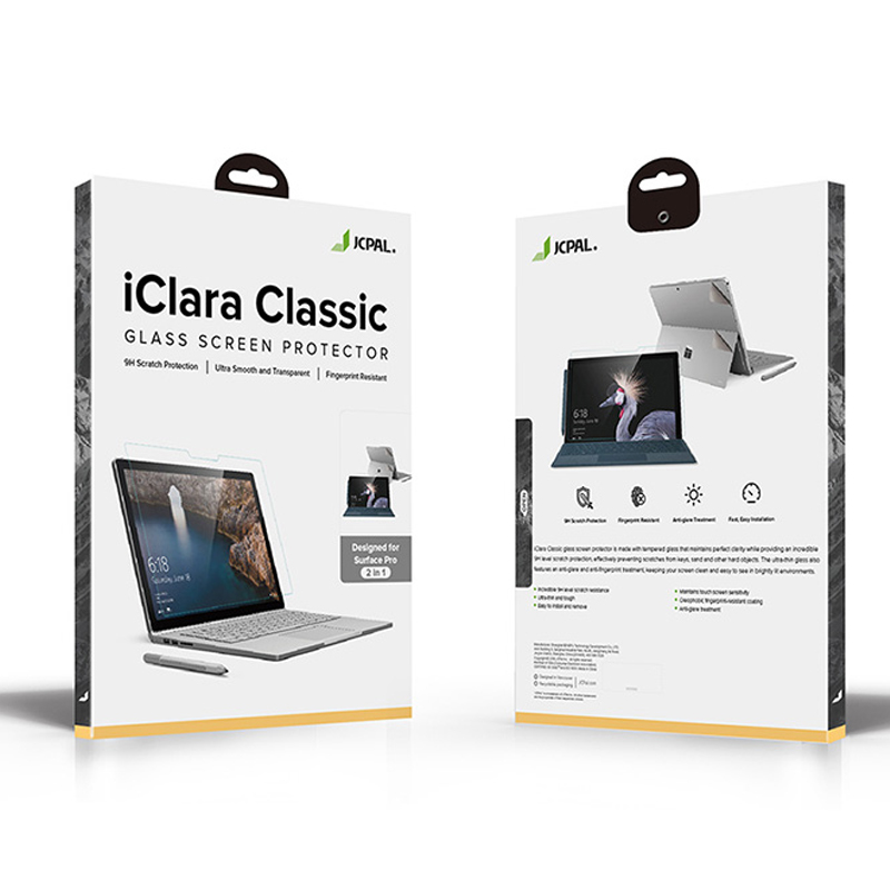 Dán cường lực + dán mặt lưng Microsoft Surface Pro 6/5/4 JCPAL FlexGuard - Hàng chính hãng