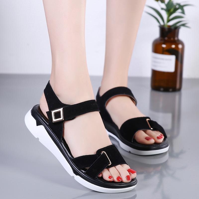 Giày Xăng Đan Đế Mềm Thời Trang Mùa Hè Cho Nữ