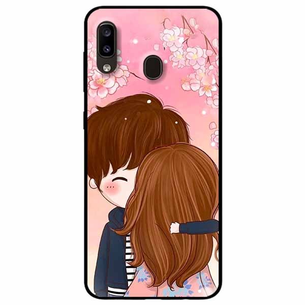 Ốp lưng dành cho Samsung M20 mẫu Cặp Đôi Hôn Nhau