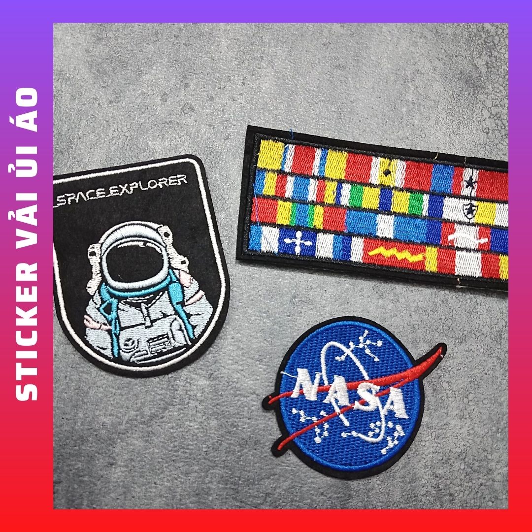 Sticker Patch Ủi Quần Áo,BALO phụ kiện thời trang dùng để trang trí quần áo !