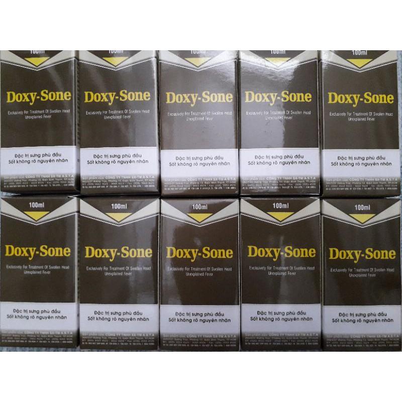 Doxy sone 100ml. chích viêm phổi thương hàn, sưng phù đầu