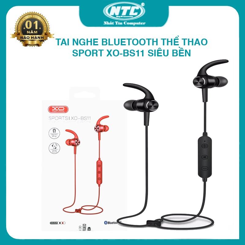 Tai nghe bluetooth thể thao XO BS11 Magnetic V4.2 pin dùng 6H liên tục - Hàng Chính Hãng