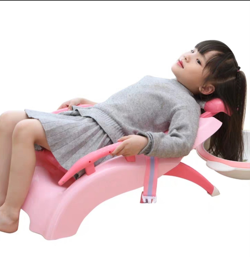 Ghế nằm gội đầu cho bé có tay vịn tặng kèm gáo gội đầu