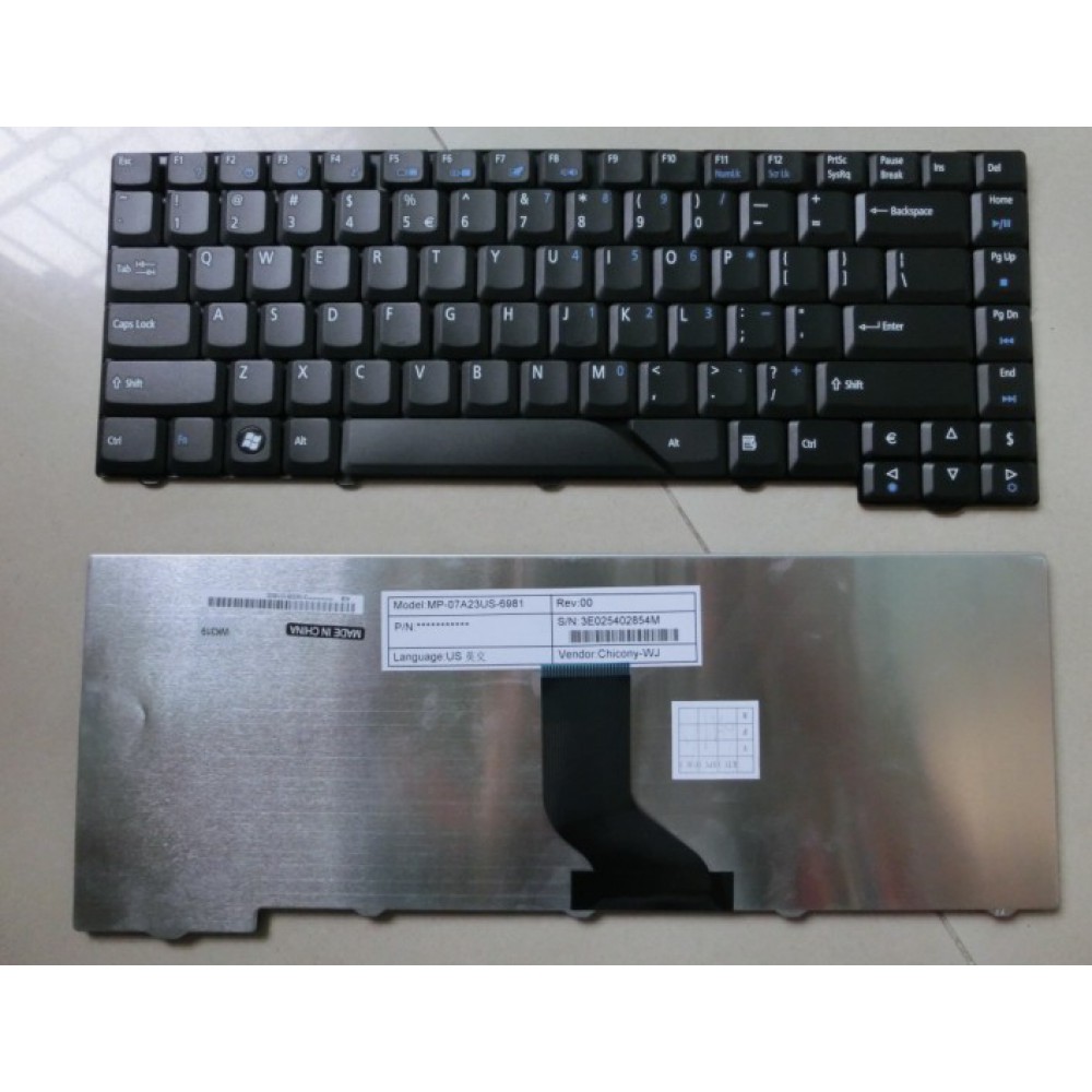 Bàn phím dành cho laptop Acer aspire 4720, 4720G, 4720Z - Màu đen