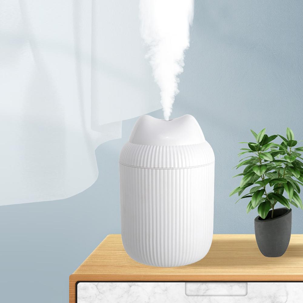 Mini Humidifier Cool Mist Portable Cat Air humidifier Ultra-Quiet Operation 220ml USB with 7 Color LED Night for Bedroom