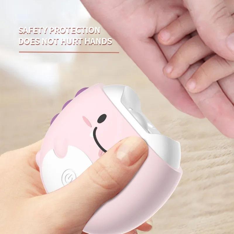 Bộ Dụng Cụ Kéo Cắt Móng Tay Bằng Điện Họa Tiết Hoạt Hình Cho Bé Sơ Sinh