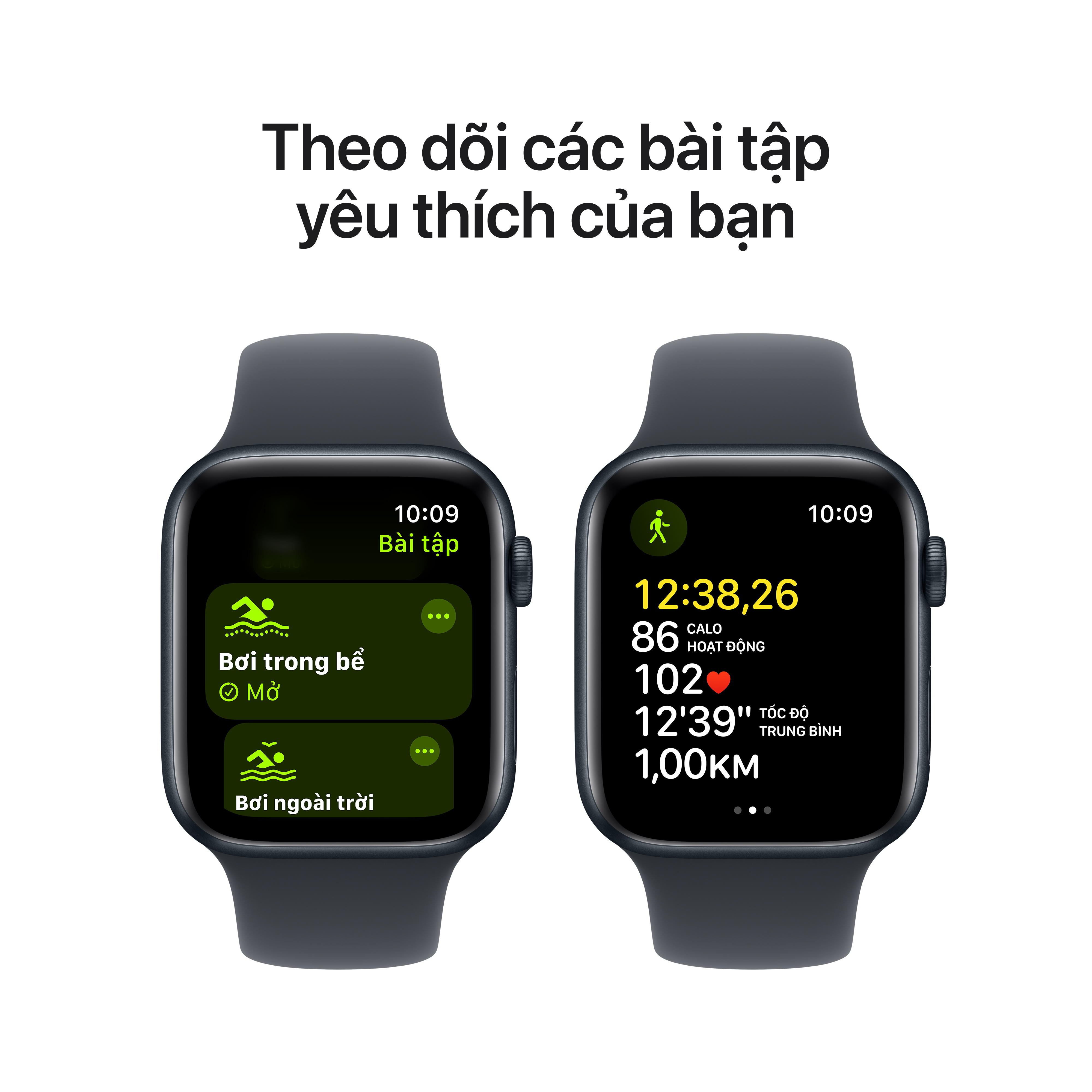 Apple Watch SE 2024 GPS (Viền nhôm, dây cao su)