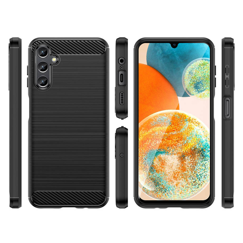 Ốp lưng chống sốc vân kim loại cho Samsung Galaxy A14 4G / 5G hiệu Likgus - Hàng nhập khẩu