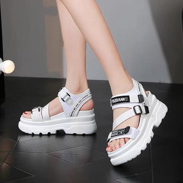 Sandal nữ,sandal quai chéo Ulzang FS kiểu dáng thời trang