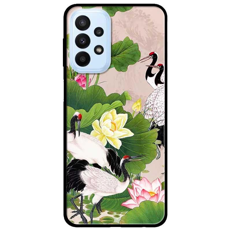 Ốp lưng dành cho Samsung A23 4G - A53 5G - A73 5G - Sen Và Hạc