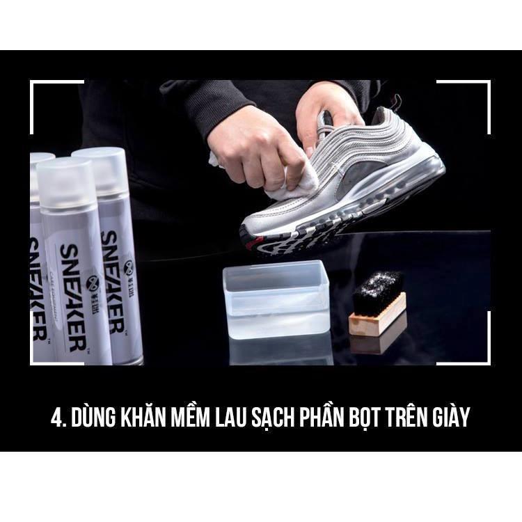 Chai xịt bọt làm sạch giày Sneaker Hando 300ml - Bình xịt bọt làm sạch chuyên cho giày Sneaker, Tẩy trắng giày Thể Thao