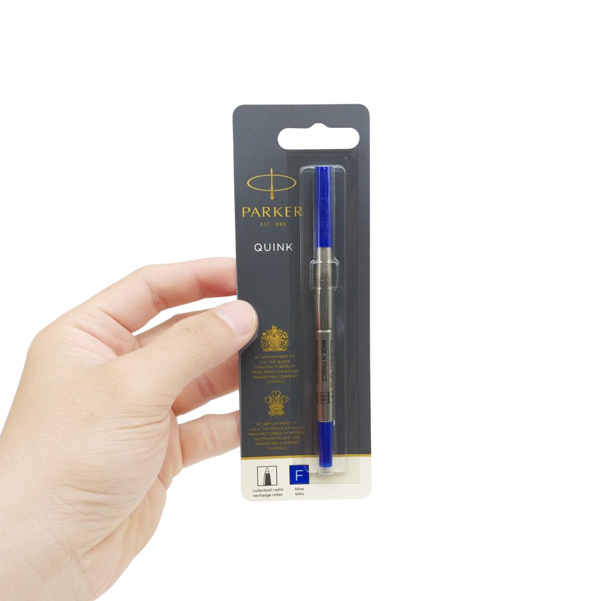 Ruột Bút Lông Bi F BL1 0.5 mm - Parker 1950322 - Mực Xanh